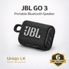 JBL GO 3 Original Bluetooth Speaker | JBL Pro Sound Deep Bass | Portable Waterproof Speaker - Black