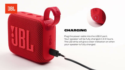 JBL Go 4 Bluetooth Speaker – Powerful Deep Bass – Portable Mini Waterproof Speaker – 1:1 Premium Copy (Original Quality)