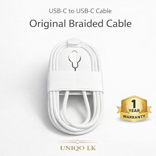 Apple USB-C to USB-C Cable (Original) – Fast Charging Type-C Cable – High Speed Data Transfer –Durable Premium Quality - White