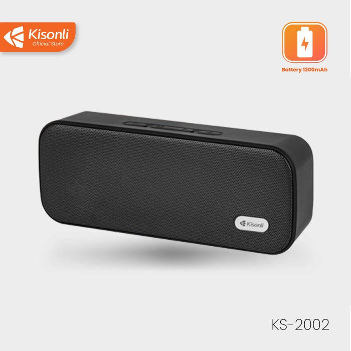 Kisonli KS-2002 USB Multimedia Speakers – Stereo Computer Speakers with Bass – Portable USB Powered Speaker for PC, Laptop, Desktop