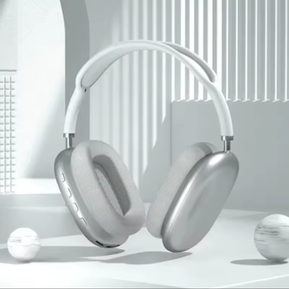 P9 Wireless Headphones Bluetooth Headset Deep Bass Over-Ear Foldable Stereo Headphone | TF Card AUX Support | Android iOS Compatible | Black White